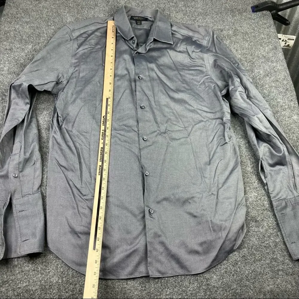 Banana Republic Non-Iron Tailored Slim Long‎ Sleeve 16.5 grey